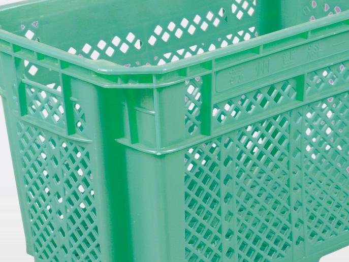 KS545網孔型翻轉套疊塑料周轉箱